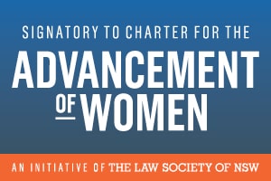 Signatory to the charter for the Advancement of Woman